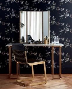 Solid Brass Studio Pencil Cup -Chic Living Shop DahliaMarbleDeskRakeBrassJL19