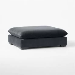 Deseo Charcoal Grey Performance Velvet Ottoman 9 Deseo Charcoal Grey Performance Velvet Ottoman -Chic Living Shop DeseoChcVltOttoman3QSSF23