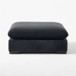 Deseo Charcoal Grey Performance Velvet Ottoman 10 Deseo Charcoal Grey Performance Velvet Ottoman -Chic Living Shop DeseoChcVltOttomanSDSSF23