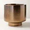 Dia Metallic Bronze Indoor Planter -Chic Living Shop DiaMetallicPlanterSHS22