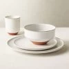 Dolce 4-Piece White Dinnerware Set With Soup Bowl -Chic Living Shop Dolce4PcPlcStWSoupBowlSHS21