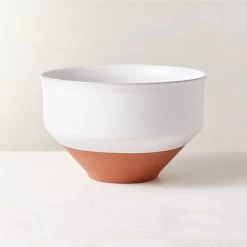 Dolce Large White Serving Bowl