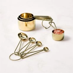 Dose Champagne Gold Measuring Cups -Chic Living Shop DoseChampagneGoldGroupFHF22 1