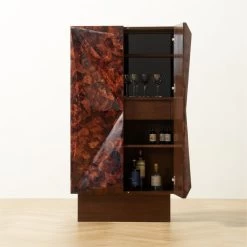 Dresden Penshell Bar Cabinet -Chic Living Shop DresdenPnshllBarCabinetROS23
