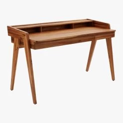 Drommen 3- Drawer Wood Desk -Chic Living Shop DrommenDesk3QFS18