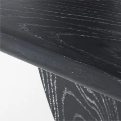 Dunn Rectangular Black Ash Wood Dining Table 107" -Chic Living Shop DunnWoodDiningTableAVSSS22