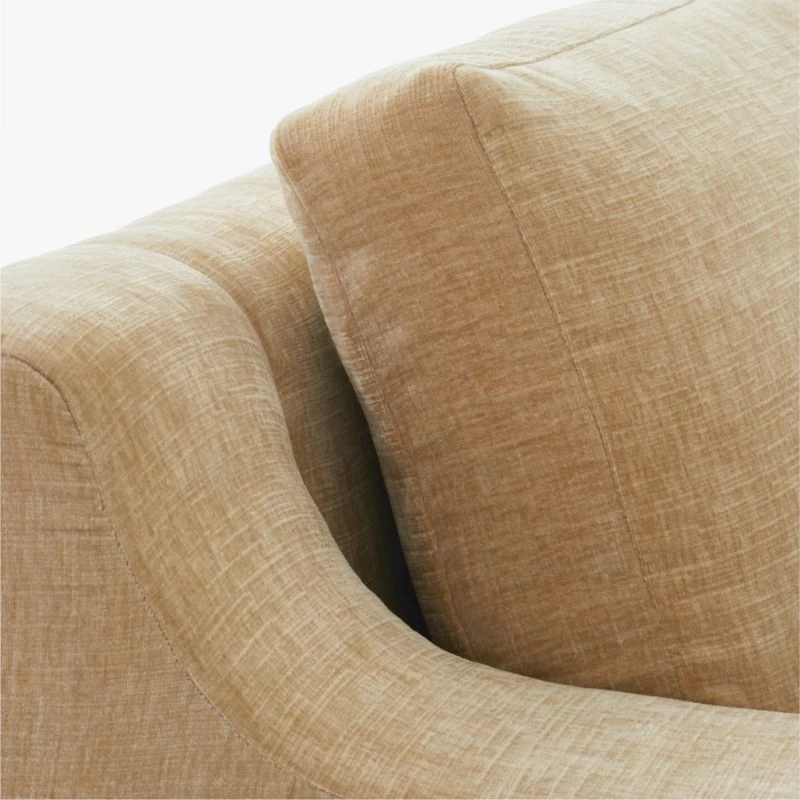Durant Wheat Velvet Sofa 10 Durant Wheat Velvet Sofa - Image 8