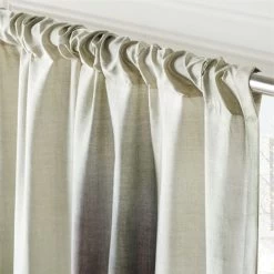 Elysium Green Dupioni Silk Window Curtain Panel 48"x84'' -Chic Living Shop ElysiumGrnCrtn96PanelAV2SHF23