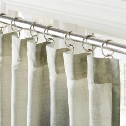 Elysium Green Dupioni Silk Window Curtain Panel 48"x84'' -Chic Living Shop ElysiumGrnCrtn96PanelAVSHF23