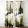 Elysium Green Dupioni Silk Window Curtain Panel 48"x84'' -Chic Living Shop ElysiumGrnCrtn96PanelSHF23