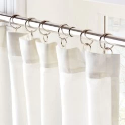 Elysium Neutral Dupioni Silk Curtain Panel 48"x84" 8 Elysium Neutral Dupioni Silk Curtain Panel 48"x84" -Chic Living Shop ElysiumNtDpSk96inCrtnPnlAVSHS22