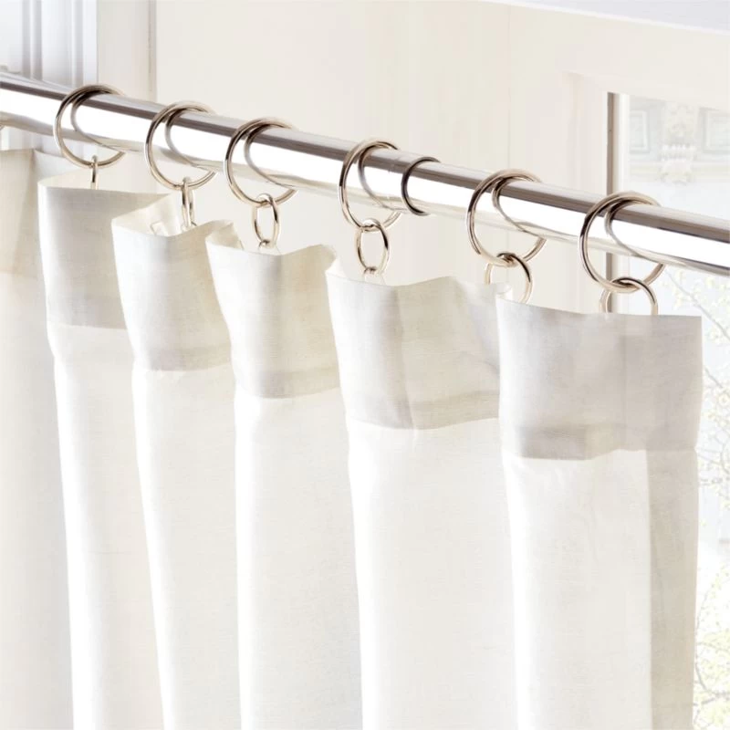 Elysium Neutral Dupioni Silk Curtain Panel 48"x84" 5 Elysium Neutral Dupioni Silk Curtain Panel 48"x84" - Image 3