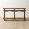 Ember Red Marble Console Table -Chic Living Shop EmberRdMrblConsoleTableSHF22