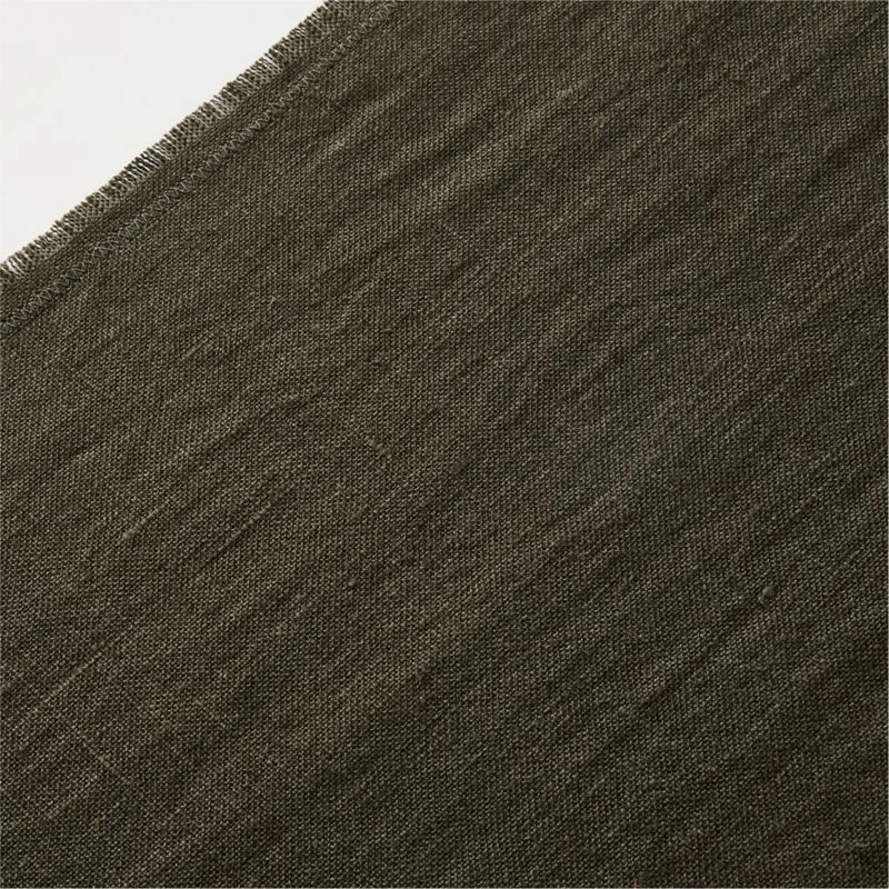 Eria Linen Moss Green Table Runner 14"x90" 5 Eria Linen Moss Green Table Runner 14"x90" - Image 3
