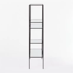 Euclidean Black Metal Etagere -Chic Living Shop EuclideanBlackEtagereSDSSS21