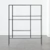 Euclidean Black Metal Etagere -Chic Living Shop EuclideanBlackEtagereSHS21 1x1