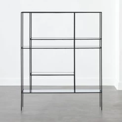 Euclidean Black Metal Etagere