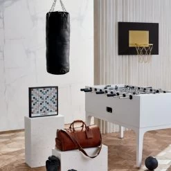 Scrabble Deluxe Edition -Chic Living Shop ExecutiveGreyLeatherPunchingDC20 1x1