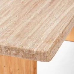 Falls Travertine Dining Table -Chic Living Shop FallsTrvrtnDiningTableAVSSS22