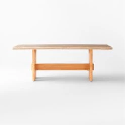 Falls Travertine Dining Table -Chic Living Shop FallsTrvrtnDiningTableSOSSS22