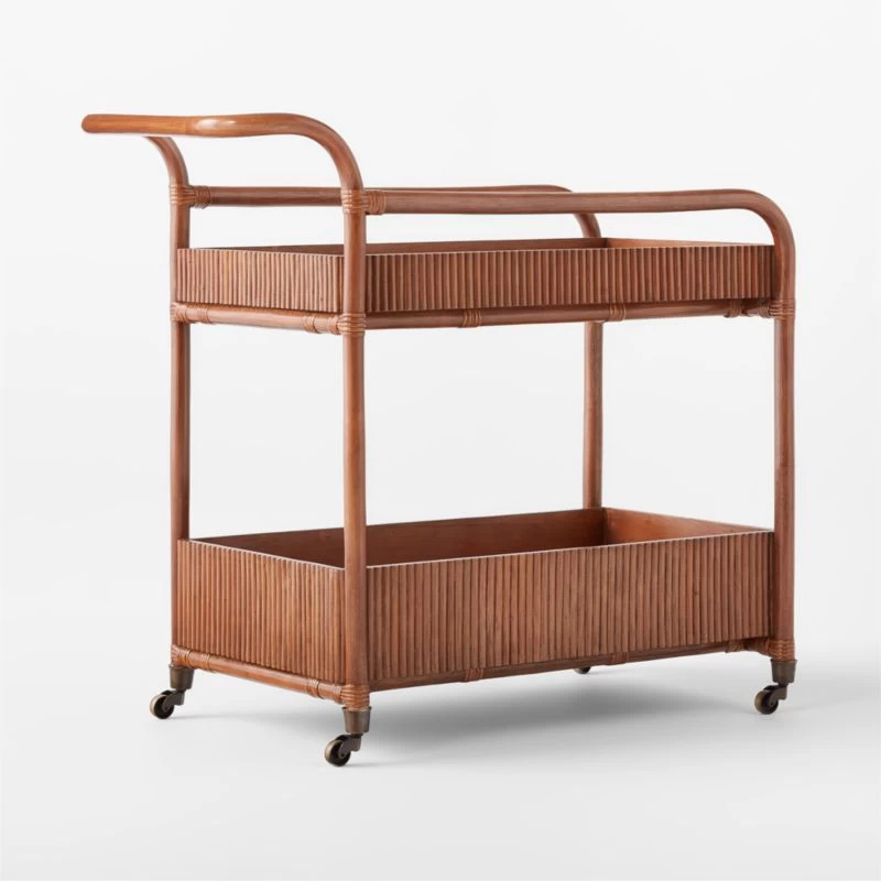 Feliz Rattan Bar Cart 12 Feliz Rattan Bar Cart - Image 10