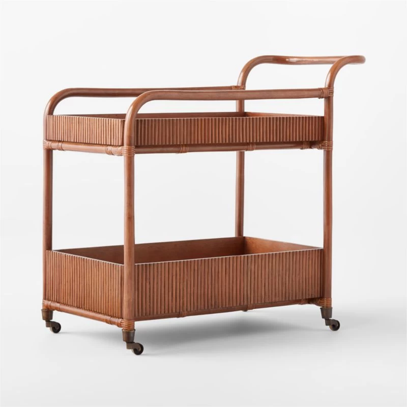 Feliz Rattan Bar Cart 10 Feliz Rattan Bar Cart - Image 8