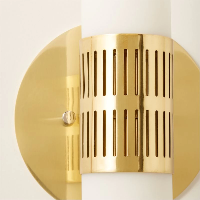 Figaro Polished Brass Wall Sconce 7 Figaro Polished Brass Wall Sconce - Image 5