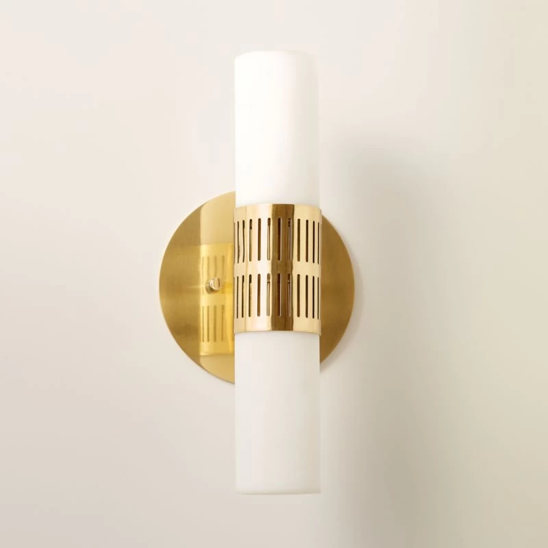 Figaro Polished Brass Wall Sconce 3 Figaro Polished Brass Wall Sconce