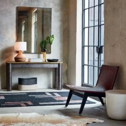 Mend Metallic Black Serving Bowl -Chic Living Shop FloatShagreenConsoleTableJL19