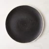Fynn Black And White Dinner Plate With Reactive Glaze -Chic Living Shop FlynnRctvDinnerPlateSHS23
