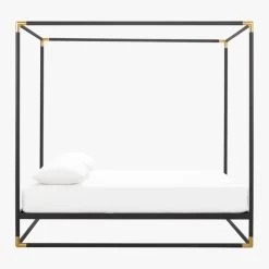 Frame Black Iron Queen Canopy Bed -Chic Living Shop FrameCanopyBedKingSDF17