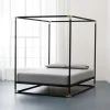 Frame Black Iron Queen Canopy Bed -Chic Living Shop FrameCanopyBedQueenSHS16 1x1