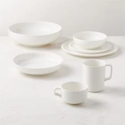 Frette Off-White Serving Bowl -Chic Living Shop FretteOffWhiteGroupFHS23