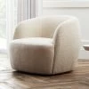 Gwyneth Ivory Boucle Swivel Chair 1 Gwyneth Ivory Boucle Swivel Chair -Chic Living Shop GPGwynethBclChrBlcWhtSHF18 1x1