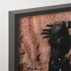 Gallery Soft Black Picture Frame 8"x10" -Chic Living Shop GalleryFrameBlk8x10UnmtdROS23