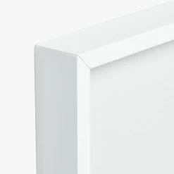 Gallery White Picture Frame With White Mat 5"x7" 7 Gallery White Picture Frame With White Mat 5"x7" -Chic Living Shop GalleryFrm5X7WhtWhtMtAVF18