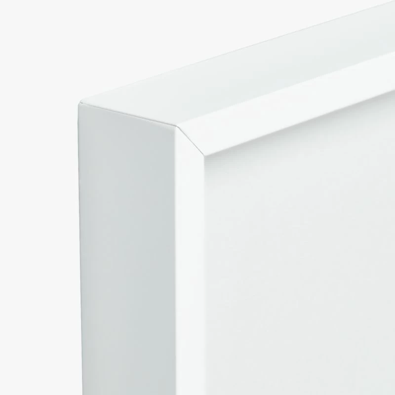 Gallery White Picture Frame With White Mat 5"x7" 5 Gallery White Picture Frame With White Mat 5"x7" - Image 3