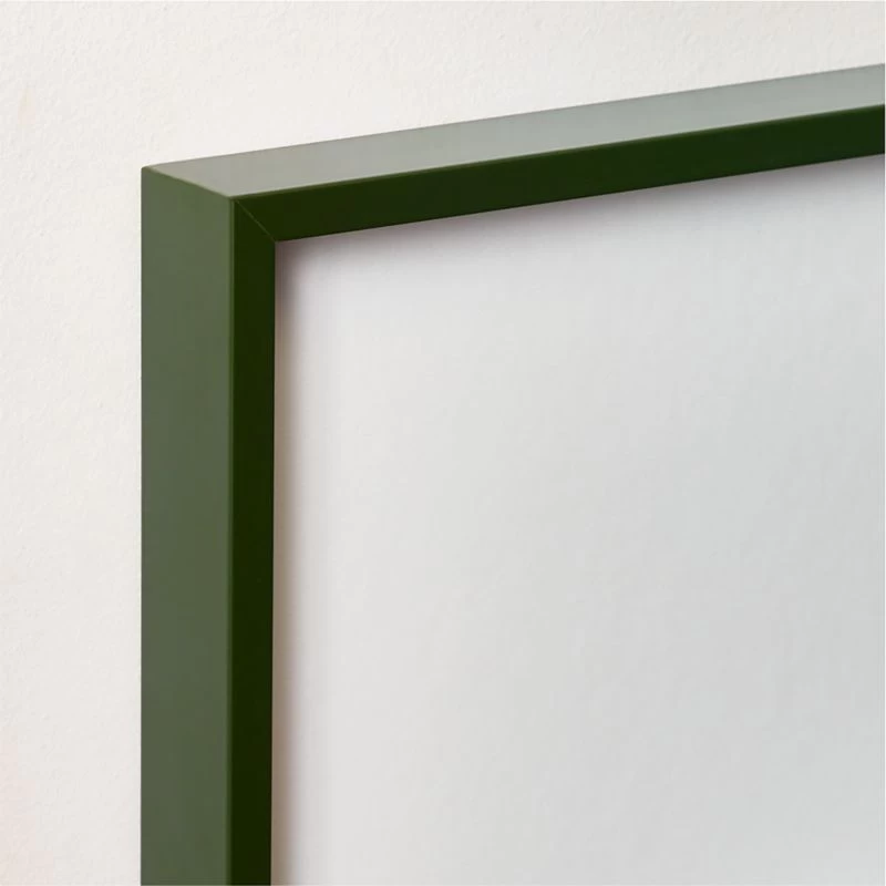 Gallery Green Picture Frame With White Mat 8"x10" 6 Gallery Green Picture Frame With White Mat 8"x10" - Image 4