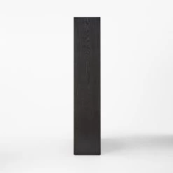 Genova Black Ebonized Oak Bookcase -Chic Living Shop GenovaEbdOakPrstBkCsSDSSF22