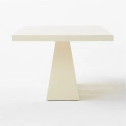 Goetz Lacquered Ivory Dining Table -Chic Living Shop GoetzLcqrdIvoryTableSDSSS23