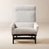 Grosseto Peppered Grey Boucle Lounge Chair -Chic Living Shop GrossetoPpdGyBclLngChairSHF23