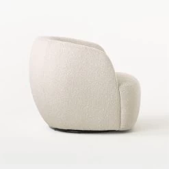 Gwyneth Ivory Boucle Swivel Chair 20 Gwyneth Ivory Boucle Swivel Chair -Chic Living Shop GwynethIvoryBclChairSDSSS21