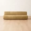 Hada Armless Beige Leather Sofa -Chic Living Shop HadaCamelLeatherSofaSHS23