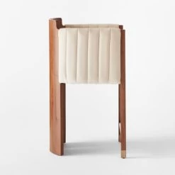 Half Moon Ivory Velvet Counter Stool -Chic Living Shop HalfMoonCounterStoolSDSSS22