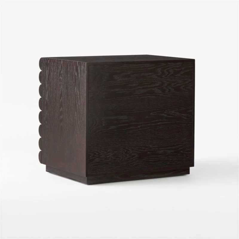 Hark Hi-Gloss Oak Wood 2-Drawer File Cabinet 9 Hark Hi-Gloss Oak Wood 2-Drawer File Cabinet - Image 7