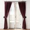 Harlan Matte Black Twisted Leather Curtain Panel Tieback -Chic Living Shop HarlanMtBkTwtdLthTiebackSHS23
