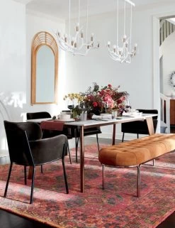 Azalea Mink Grey Velvet Dining Chair -Chic Living Shop HarperBrassDiningTableMarbleNV19