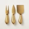 Helms Gold Cheese Knives Set Of 3 2 Helms Gold Cheese Knives Set Of 3 -Chic Living Shop HelmsGoldCheeseKnvsS3SHF18
