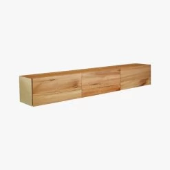 Hide N Seek Large Acacia Storage Shelf -Chic Living Shop HideNSeekStrgShlfAccLngAVF18