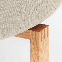 Humboldt Wool Upholstered Ottoman 11 Humboldt Wool Upholstered Ottoman -Chic Living Shop HumboldtOatFleckOttomanAVSSS22